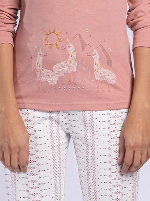 Pyjama MACHU PICHU blush - DODO - Kiabi Pyjama MACHU PICHU blush - DODO - Kiabi