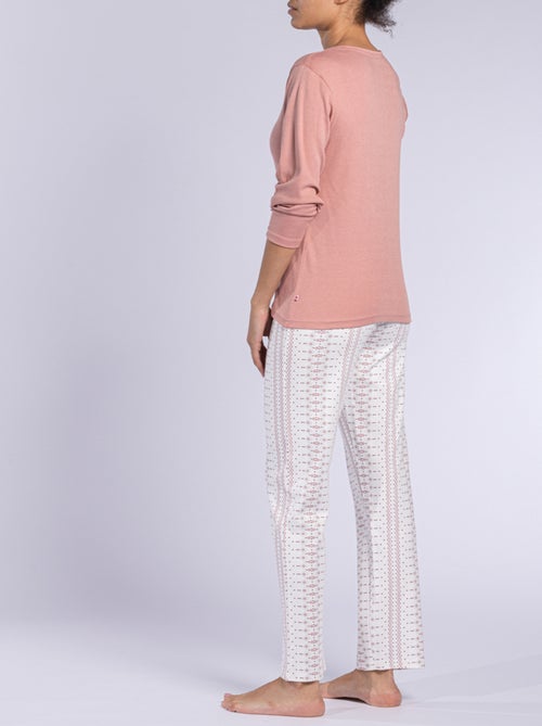 Pyjama MACHU PICHU blush - DODO - Kiabi Pyjama MACHU PICHU blush - DODO - Kiabi
