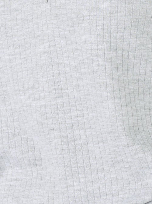 Pyjama maille côtelée - Damart - Kiabi