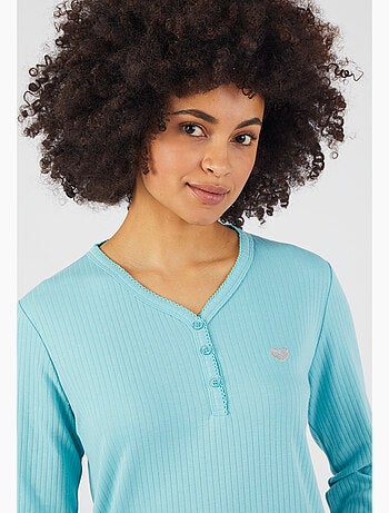 Pyjama maille côtelée - Damart
