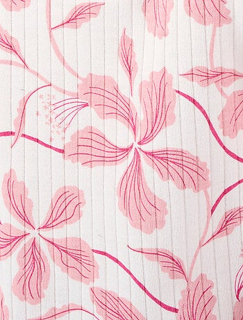 Pyjama maille côtelée, intérieur légèrement gratté - Damart