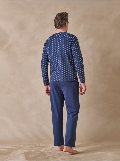 Pyjama maille coton homme - DAXON - Kiabi