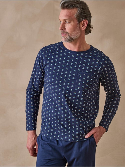 Pyjama maille coton homme - DAXON - Kiabi