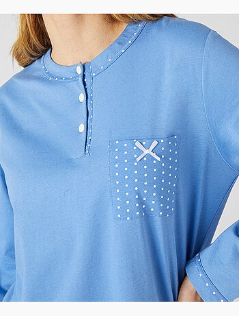 Pyjama maille jersey coton peigné - Damart