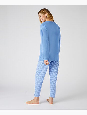 Pyjama maille jersey coton peigné - Damart