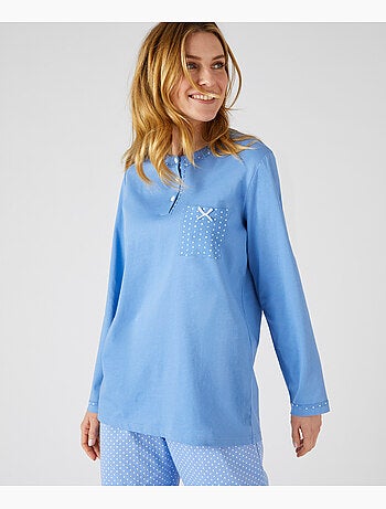Pyjama maille jersey coton peigné - Damart