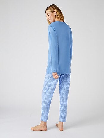 Pyjama maille jersey coton peigné - Damart