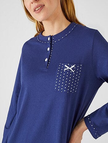 Pyjama maille jersey coton peigné - Damart