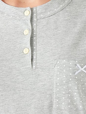 Pyjama maille jersey coton peigné - Damart
