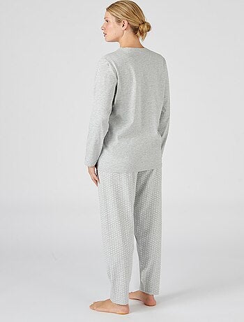 Pyjama maille jersey coton peigné - Damart