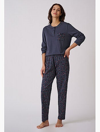 Pyjama maille jersey coton peigné - Damart