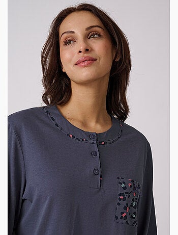 Pyjama maille jersey coton peigné - Damart