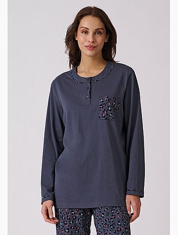 Pyjama maille jersey coton peigné - Damart