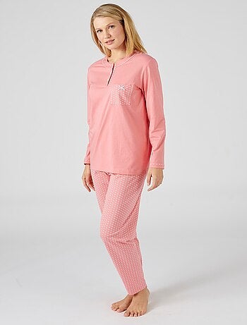 Pyjama maille jersey coton peigné - Damart