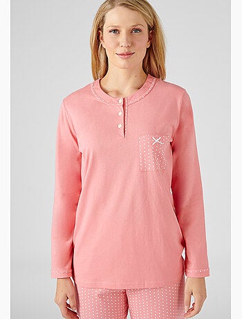 Pyjama maille jersey coton peigné - Damart