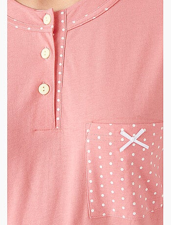 Pyjama maille jersey coton peigné - Damart