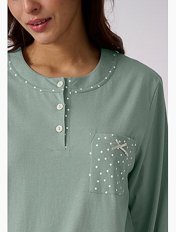 Pyjama maille jersey coton peigné - Damart