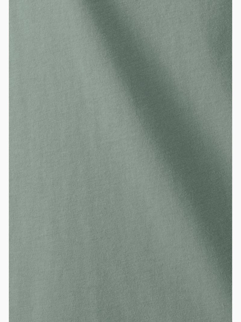 Pyjama maille jersey coton peigné - Damart Vert Sauge - Kiabi