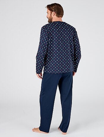 Pyjama maille jersey pur coton peigné - Damart