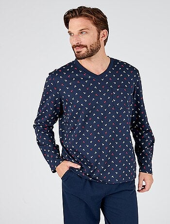 Pyjama maille jersey pur coton peigné - Damart