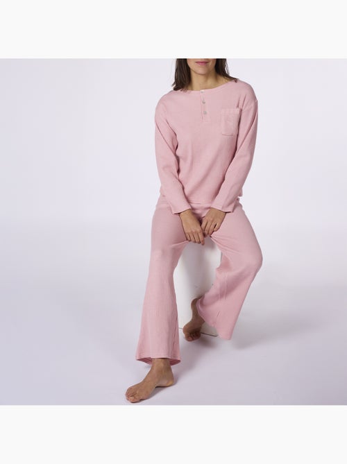 Pyjama maille MORRIS rose - DODO - Kiabi Pyjama maille MORRIS rose - DODO - Kiabi