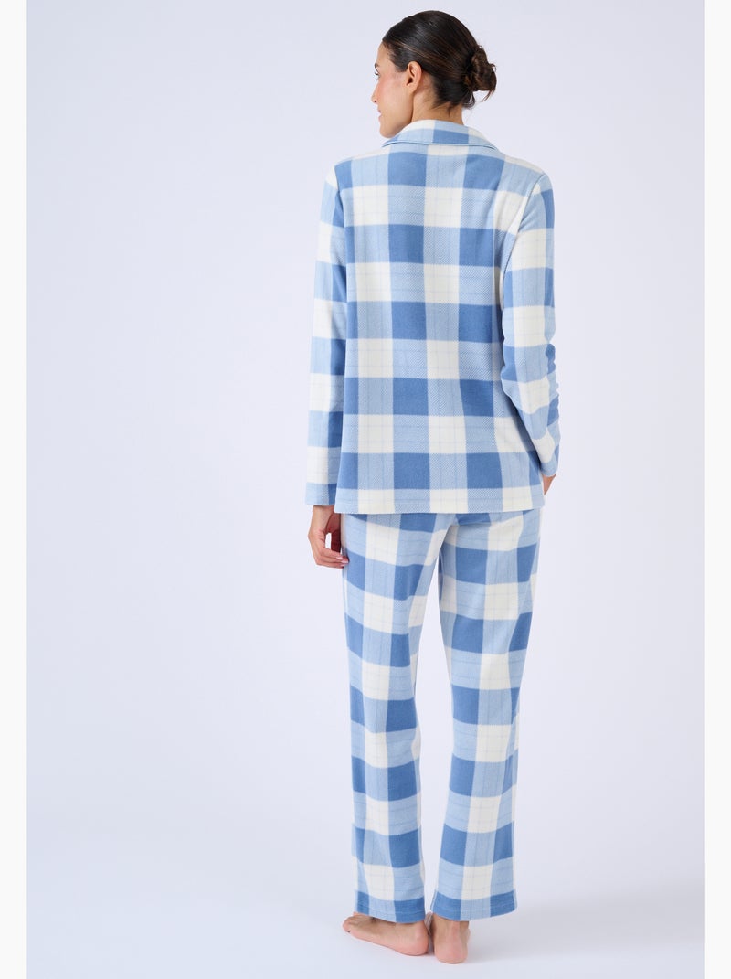 Pyjama maille polaire Thermolactyl - Damart Blanc cassé - Kiabi