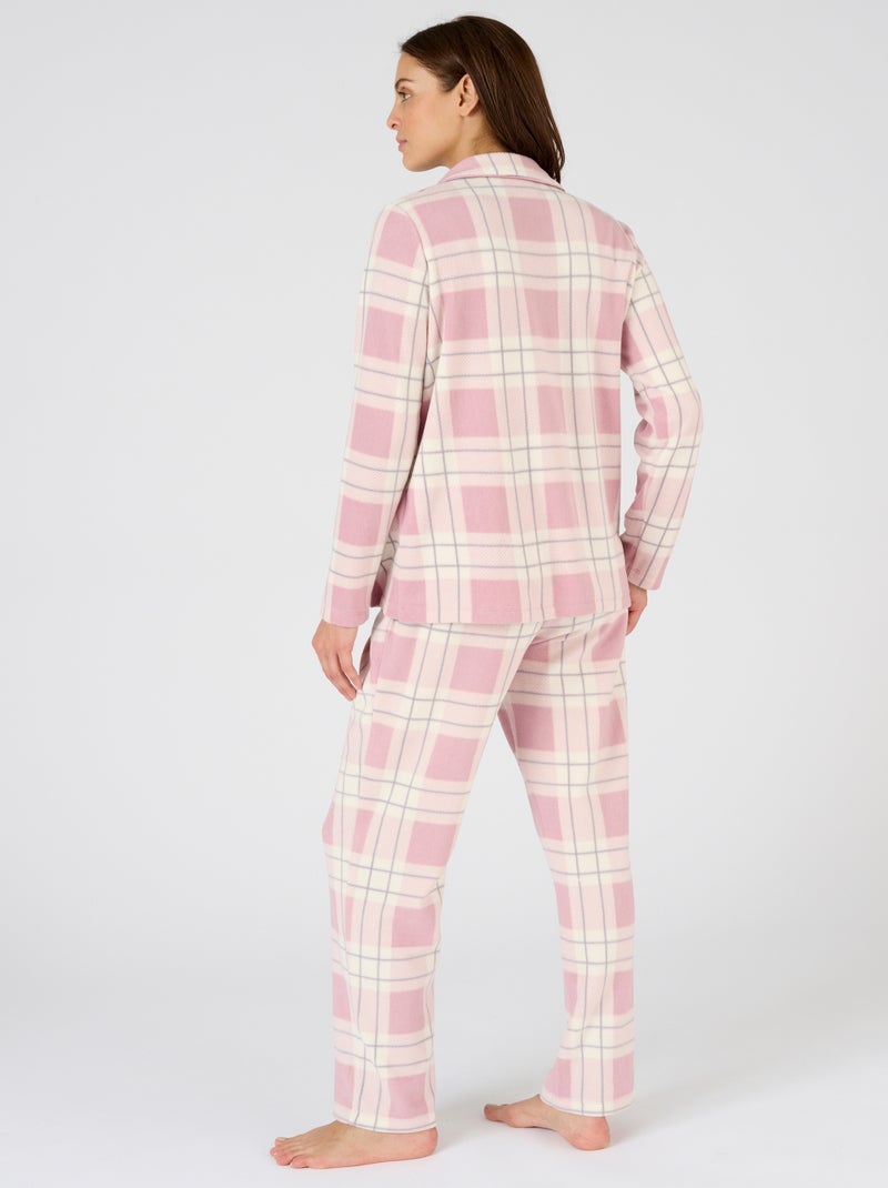 Pyjama maille polaire Thermolactyl - Damart Violet - Kiabi