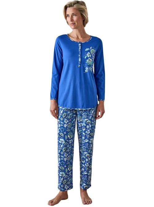 Pyjama maille pur coton - DAXON - Kiabi