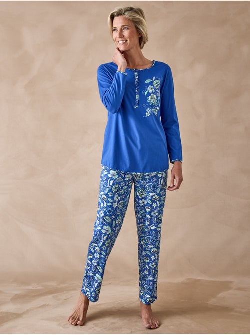 Pyjama maille pur coton - DAXON - Kiabi