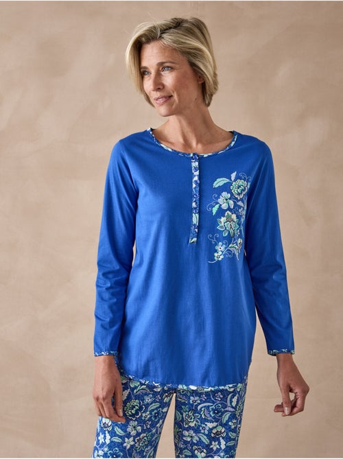 Pyjama maille pur coton - DAXON - Kiabi