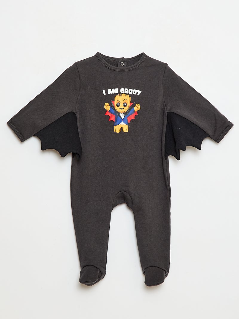Pyjama manches chauve-souris 'Groot' Noir - Kiabi