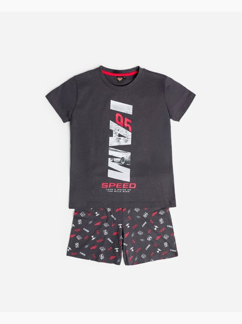 Pyjama manches courtes DISNEY CARS I am Speed pour garçon - Kiabi