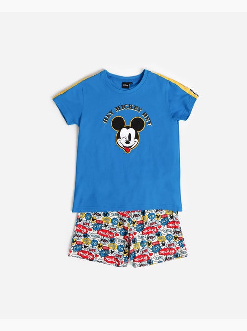Pyjama manches courtes Disney Hey Mickey pour garçon - Kiabi