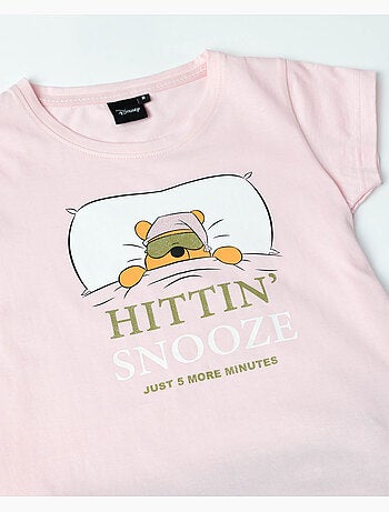 Pyjama manches courtes Disney Winnie l'ourson pour fille