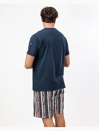 Pyjama manches courtes Mickey New York pour homme DISNEY