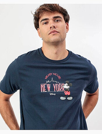 Pyjama manches courtes Mickey New York pour homme DISNEY