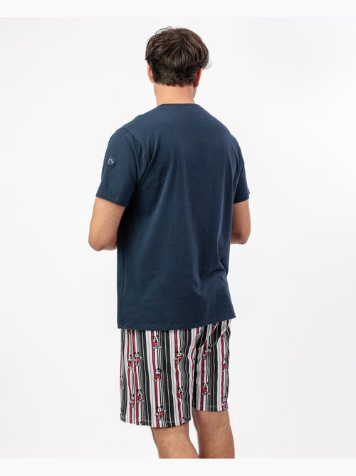 Pyjama manches courtes Mickey New York pour homme DISNEY - Kiabi