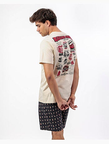 Pyjama manches courtes Radiator Springs pour homme Disney Cars