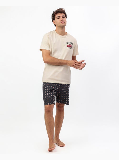 Pyjama manches courtes Radiator Springs pour homme Disney Cars - Kiabi Pyjama manches courtes Radiator Springs pour homme Disney Cars - Kiabi