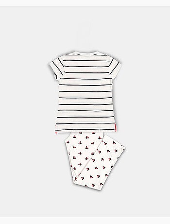 Pyjama manches longues à paillettes Disney Minnie pour fille