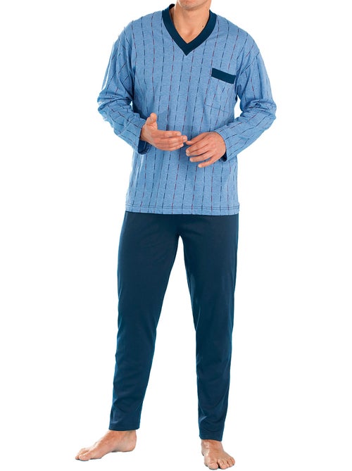 Pyjama manches longues coton - Afibel - Kiabi