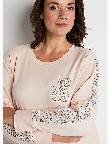 Pyjama manches longues coton interlock - Afibel