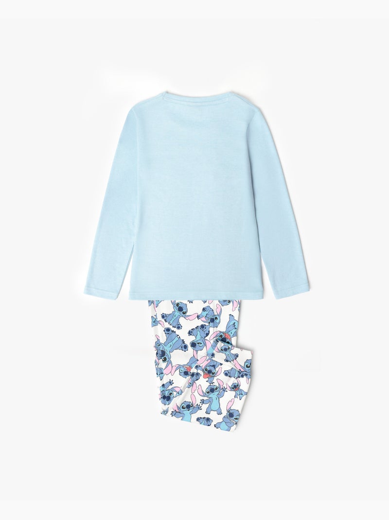 Pyjama manches longues Disney Alice pour fille Bleu - Kiabi