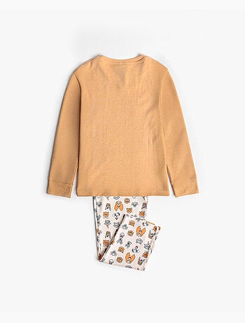 Pyjama manches longues Disney Love Dinner pour fille