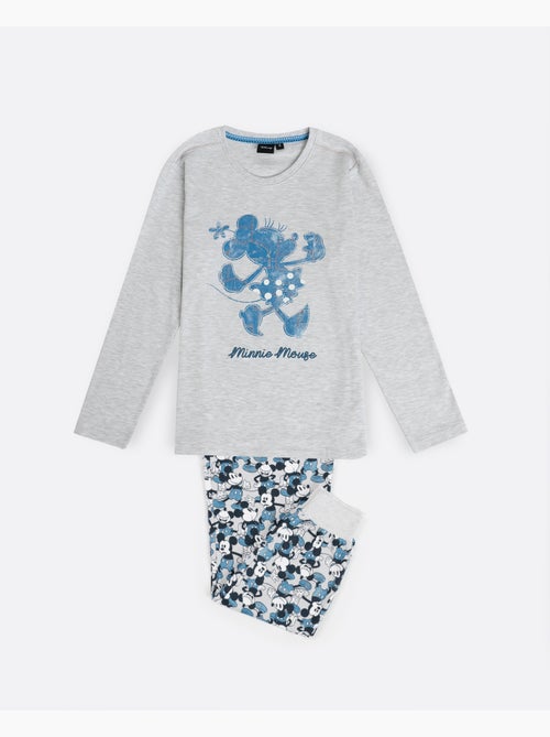 Pyjama manches longues Disney Mickey Jeans pour fille - Kiabi