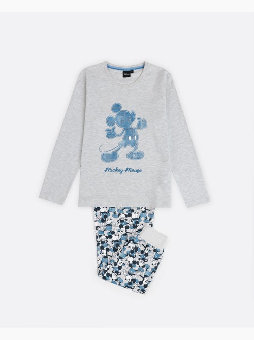 Pyjama manches longues Disney Mickey Jeans pour garçon - Kiabi