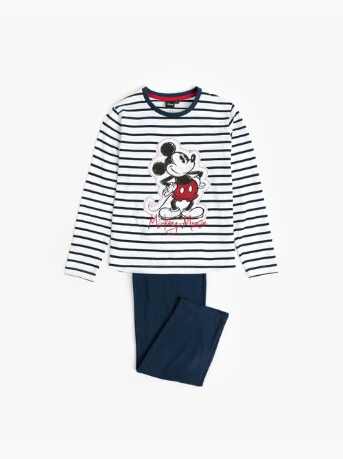 Pyjama manches longues Disney Mickey Patch pour fille - Kiabi Pyjama manches longues Disney Mickey Patch pour fille - Kiabi