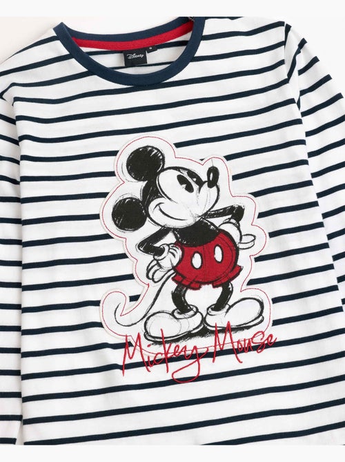 Pyjama manches longues Disney Mickey Patch pour fille - Kiabi Pyjama manches longues Disney Mickey Patch pour fille - Kiabi