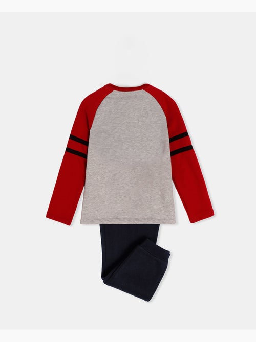 Pyjama manches longues Disney Mickey Shadows pour garçon - Kiabi