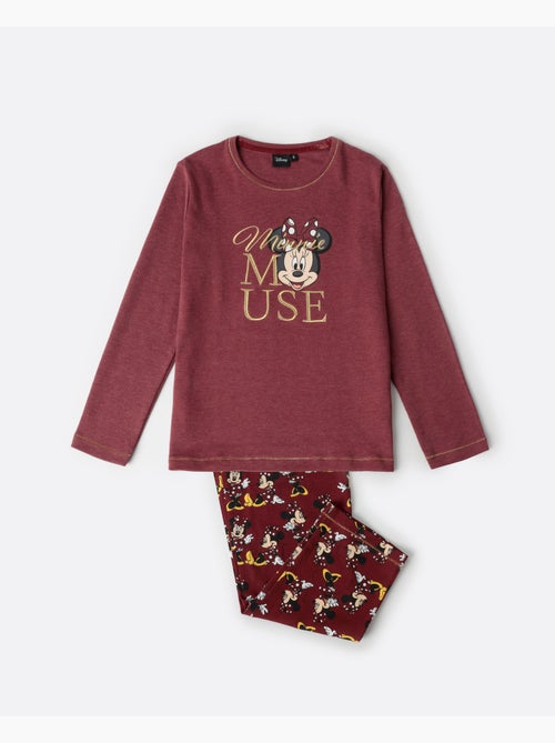 Pyjama manches longues Disney Minnie Mouse pour fille - Kiabi